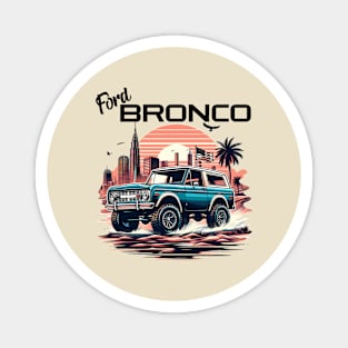 Bronco Offroad Car Magnet